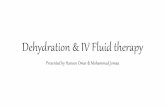 Dehydration & IV Fluid therapy
