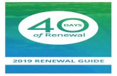 What is 40 Days of Renewal?