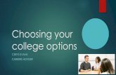 Choosing the right college course - Meadowhead School