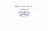 Methuen Public Schools Teacher Evaluation Packet 2016-2017
