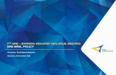 7 SRB BANKING INDUSTRY DIALOGUE MEETING SRB MREL POLICY