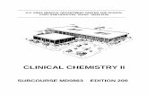 CLINICAL CHEMISTRY II - Nursing 411