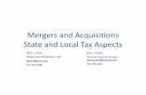 Mergers and Acquisitions State and Local Tax Aspects