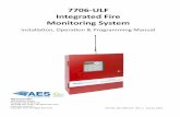 7706-ULF Integrated Fire Monitoring System