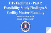 Facility Master Planning Feasibility Study Findings