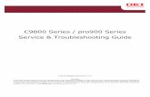 C9800 Series / pro900 Series Service & Troubleshooting Guide