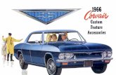 1966 Chevrolet Corvair Custom Features Brochure