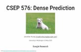 CSEP 576: Dense Prediction - courses.cs.washington.edu