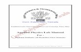 Applied Physics Lab Manual - GP Darbhanga