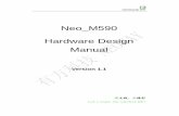 Neo M590 Hardware Design Manual - Avislab