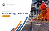 PANORO ENERGY ASA Pareto Energy Conference