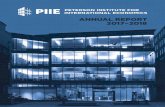 PIIE Annual Report 2017-18