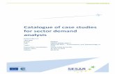 Catalogue of case studies for sector demand analysis