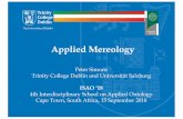Applied Mereology - University of Cape Town