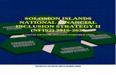 Solomon Islands National Financial Inclusion Strategy II ...