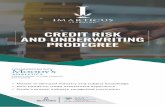 CREDIT RISK AND UNDERWRITING PRODEGREE