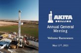 Annual General Meeting - AKITA Drilling
