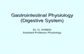 Gastrointestinal Physiology (Digestive System)