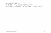 Appendix C Access and Mobility Improvement Opportunities