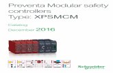 Preventa Modular safety controllers Type: XPSMCM