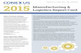 Logistics Report Card - Manufacturing Scorecard