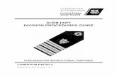 AUXILIARY DIVISION PROCEDURES GUIDE