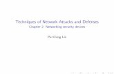 Techniques of Network Attacks and Defenses