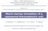 Black-startup simulation of a repowered thermoelectric unit