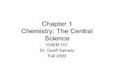 Chapter 1 Chemistry: The Central Science