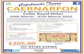 Caernarfon, Celtic Royal - 04th March 2022