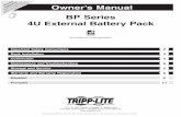 Lite a anty Owner’s Manual BP Series 4U External Battery Pack