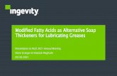 Modified Fatty Acids as Alternative Soap Thickeners for ...