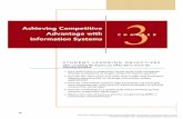 Achieving Competitive Advantage with CHAPTER Information