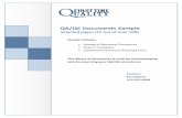 QA/QC Documents Sample Selected pages (15 out of over 100)