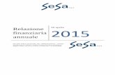 Relazione finanziaria 2015 - SeSa s.p.a.