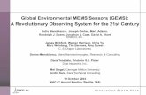 Global Environmental MEMS Sensors (GEMS): A Revolutionary ...