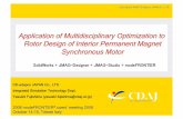 SolidWorks + JMAG-Designer + JMAG-Studio + modeFRONTIER