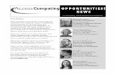 AccessComputing Opportunities News 2015