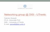 Networking group @ DISI - UTrento - WordPress.com