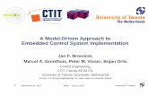 A Model-Driven Approach to Embedded Control System ...