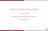 Lecture 8: Measurement models