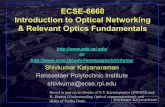 ECSE-6660 Introduction to Optical Networking & Relevant ...
