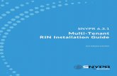 Multi-Tenant RIN Installation Guide