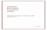 Supplier Managed Inventory (SMI)