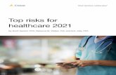 Top risks for healthcare 2021