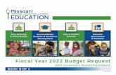 Fiscal Year 2022 Budget Request - Missouri Office of ...