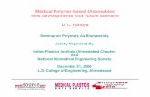 Medical Polymer Based Disposables New Developments And ...