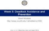 Week 5: Deadlock Avoidance and Prevention
