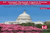 21st Annual National Capitol Forum