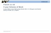 French 11-16 5 year Scheme of Work